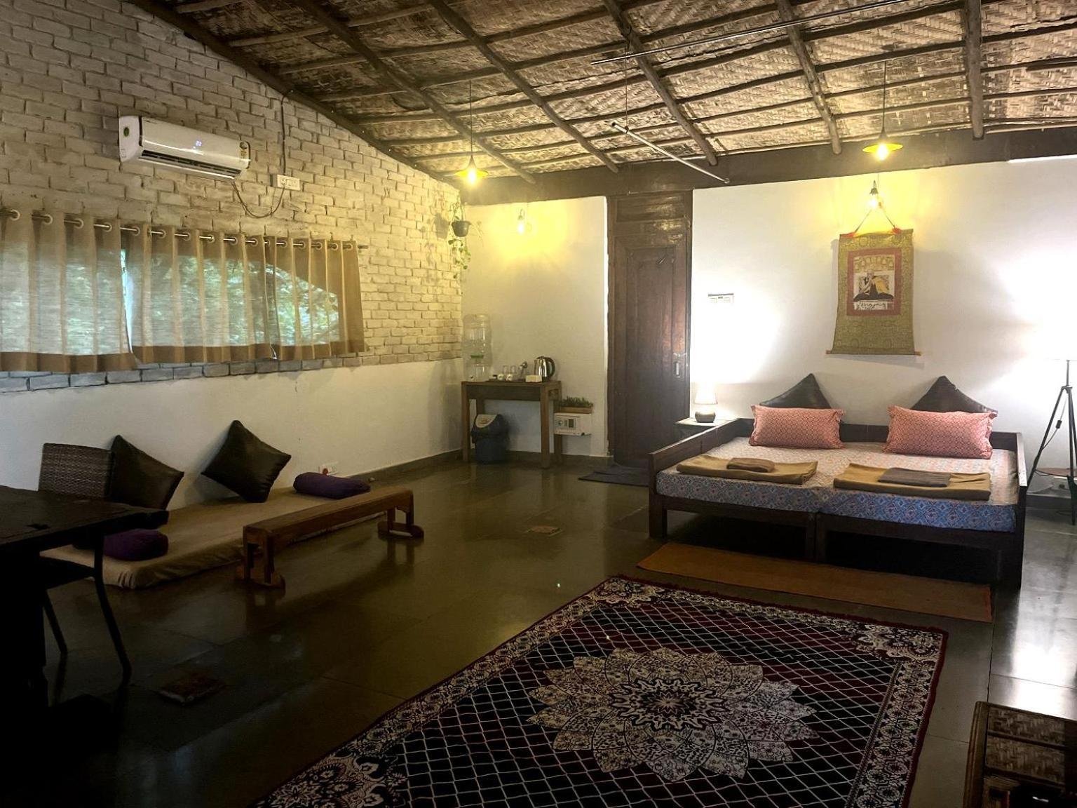 Satori Wellness Cottages I Yoga, Sauna, Ice Bath, Holistic Therapies & More Mandrem Ngoại thất bức ảnh